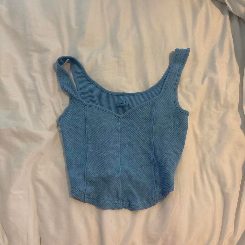 Aerie Women's Blue Crop-top